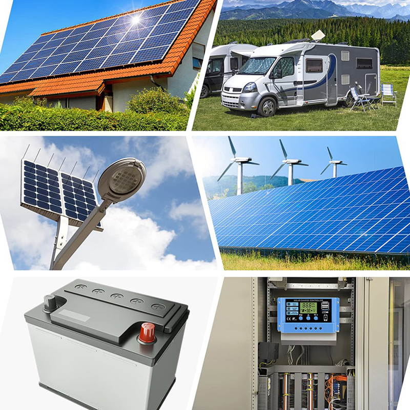 Pwm Charge Controller - 12V/24V 30A 20A 10A Solar Regulator