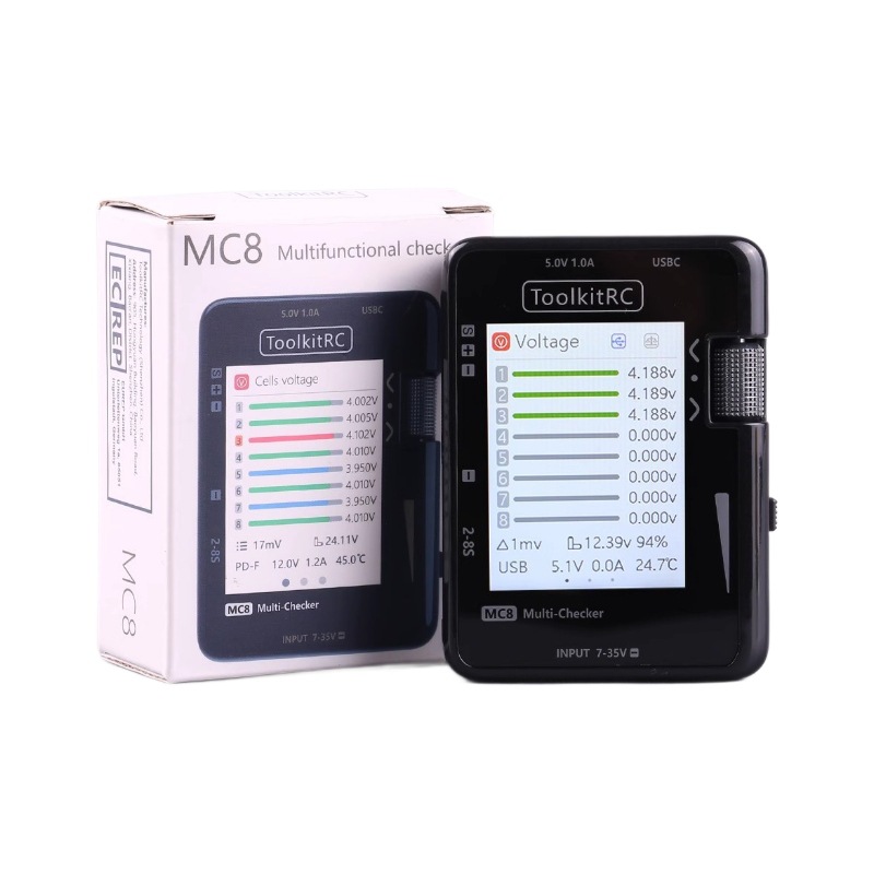 ToolkitRC MC8 Mini Cell 32-Bit - Pwm Charge Controller incelemesi ve fiyatı