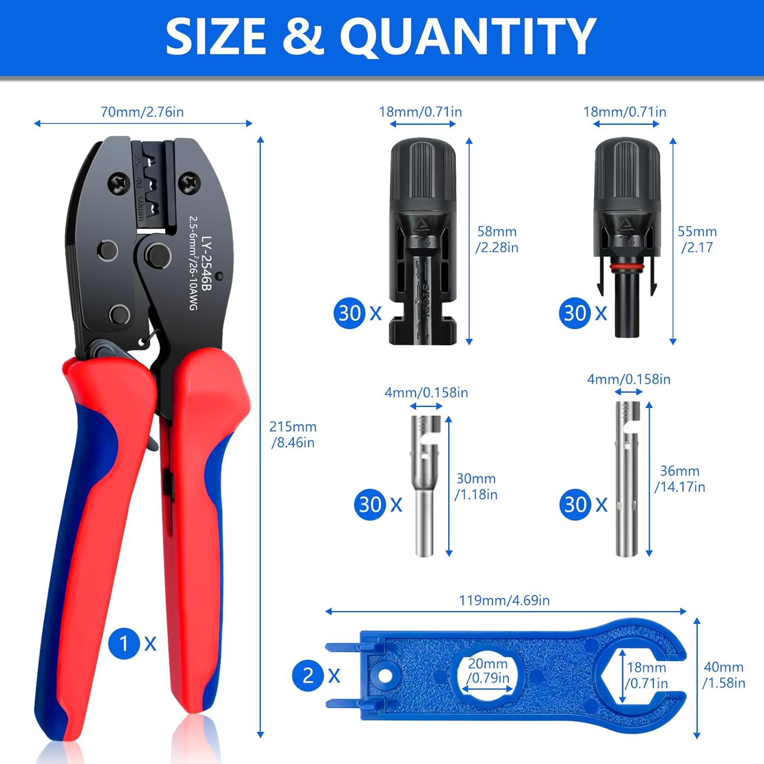 60PCS Solar Panel Connector Ki - Renewable Energy Kit incelemesi ve fiyatı