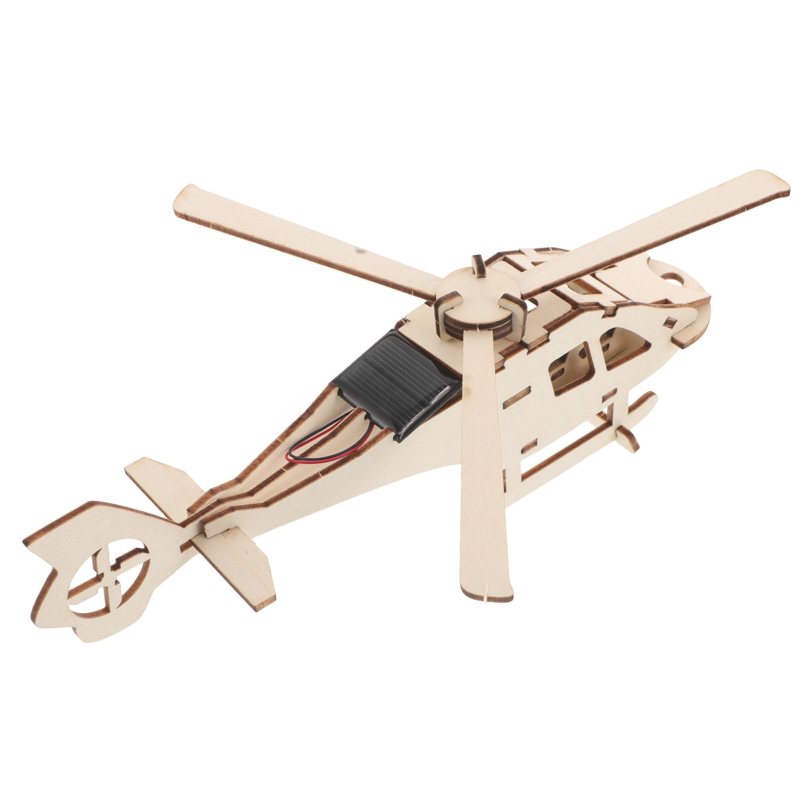 1Set Solar Powered Wooden Heli - Renewable Energy Kids incelemesi ve fiyatı