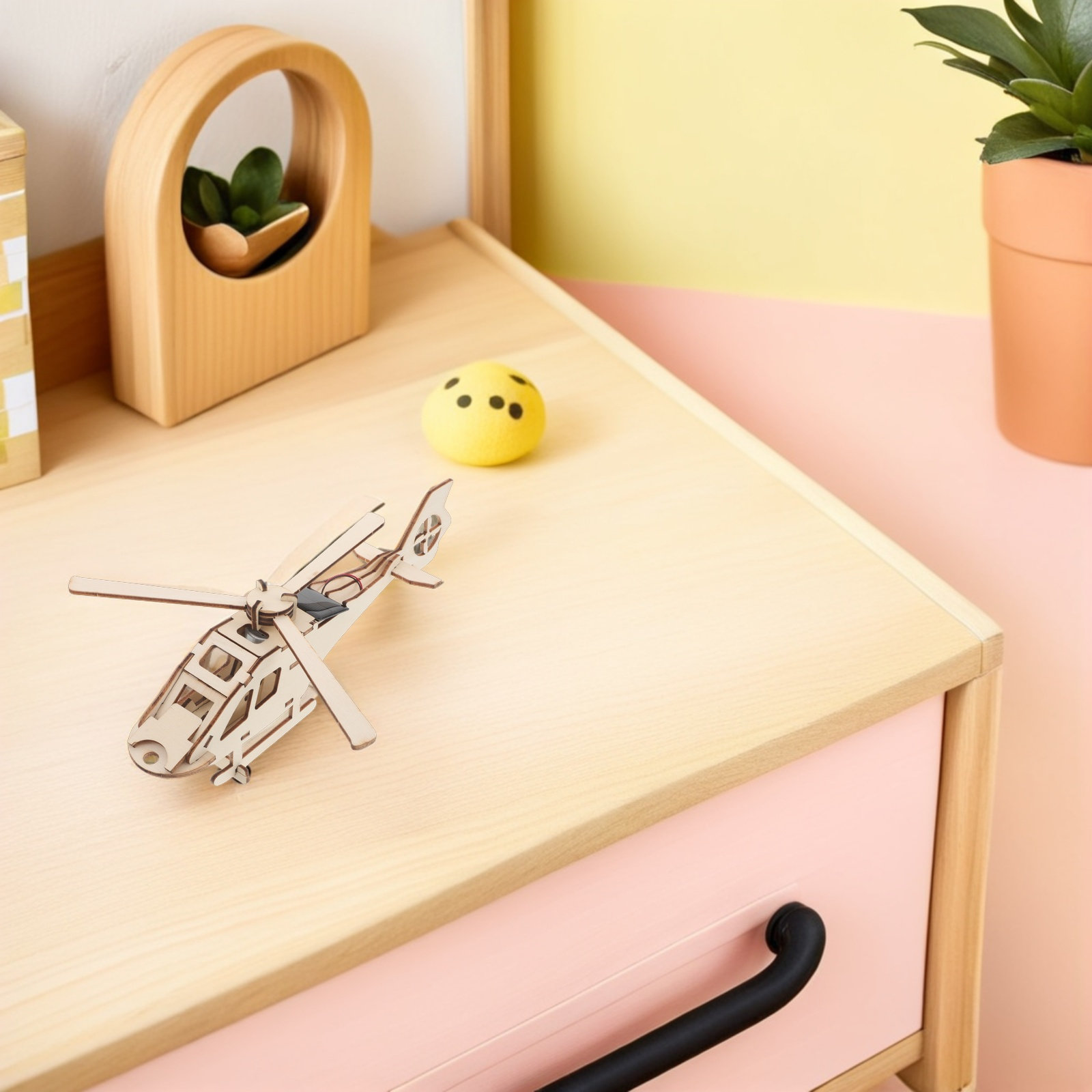 1Set Solar Powered Wooden Heli - Renewable Energy Kids incelemesi ve fiyatı
