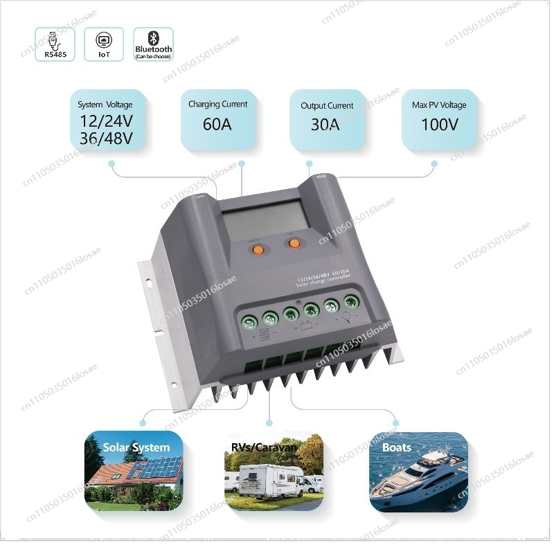 12v 24V 36V 48V 60a Pwm Solar  - Pwm Charge Controller incelemesi ve fiyatı