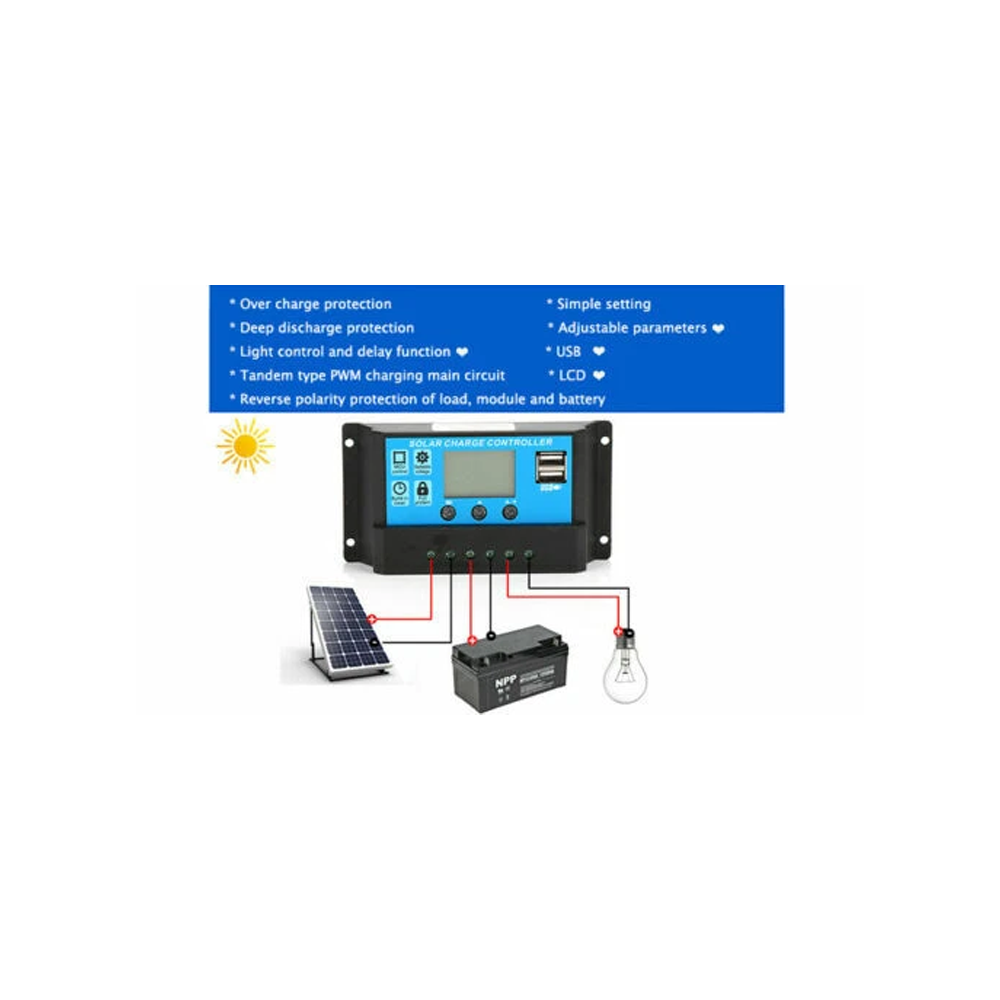 PWM 20A 12/24V Regulator Solar - Pwm Charge Controller incelemesi ve fiyatı