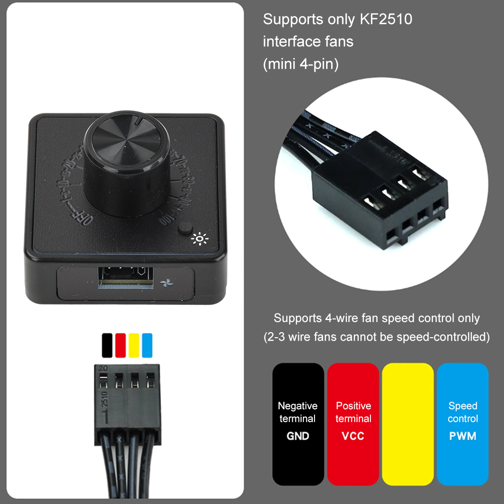 4Pin PWM Fan Governor Speed Co - Pwm Charge Controller incelemesi ve fiyatı