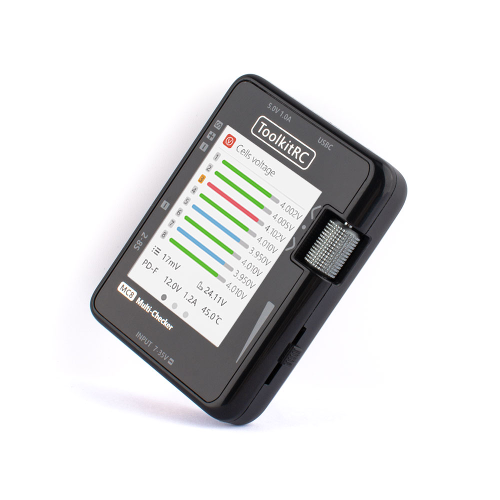ToolkitRC MC8 Mini Cell checke - Pwm Charge Controller incelemesi ve fiyatı