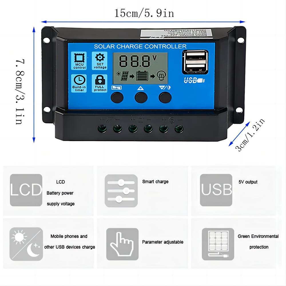 Solar Panel Charge Controller  - Pwm Charge Controller incelemesi ve fiyatı