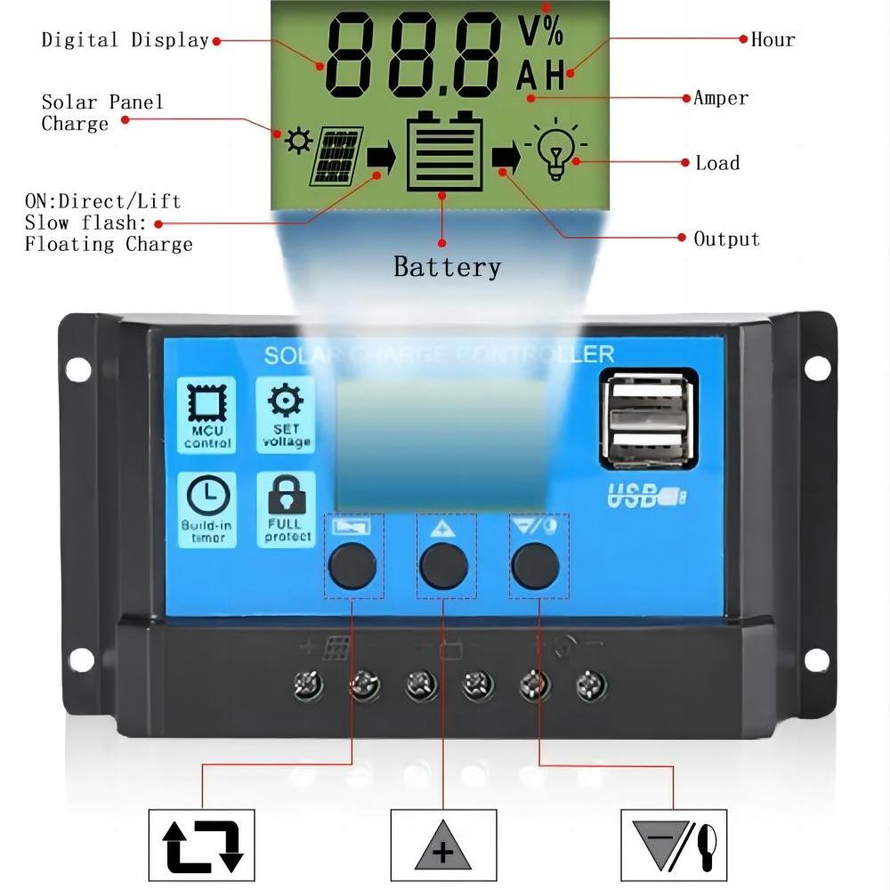 Solar Panel Charge Controller  - Pwm Charge Controller incelemesi ve fiyatı
