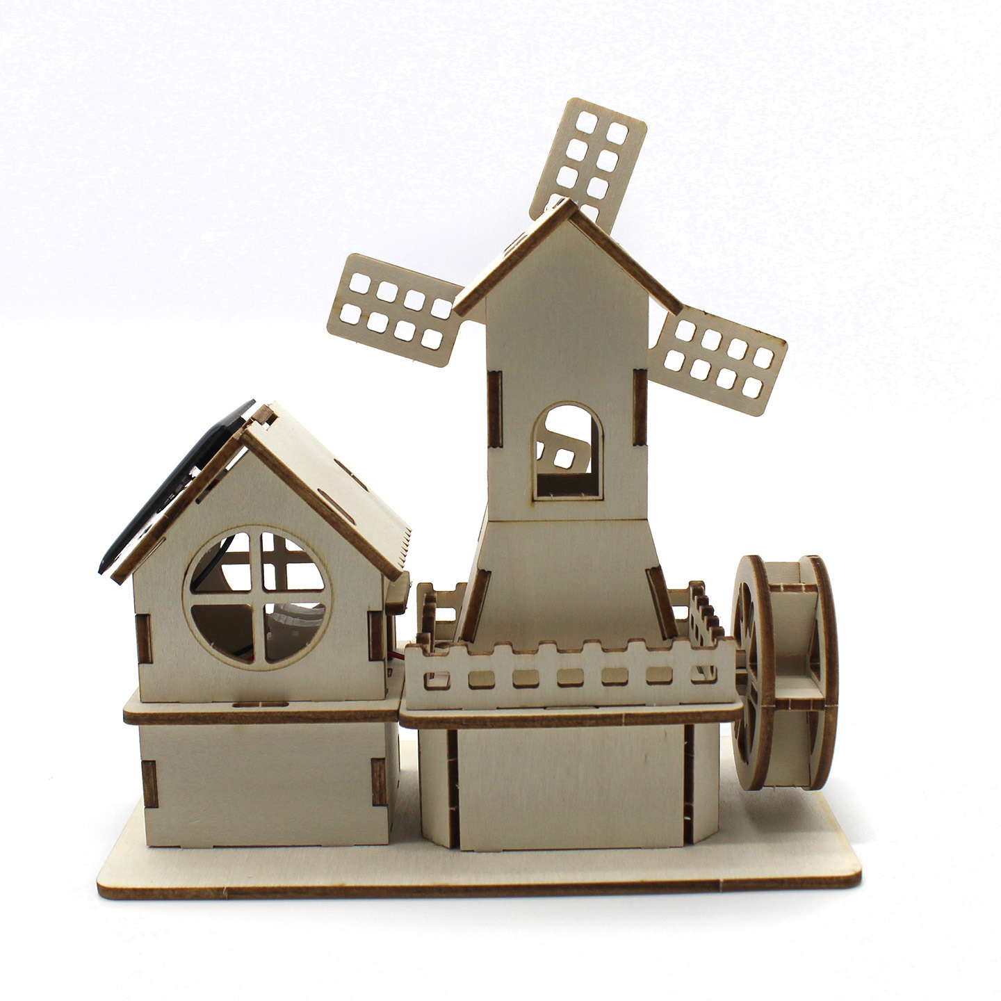 Solar Windmill Waterwheel Mill - Renewable Energy Project incelemesi ve fiyatı