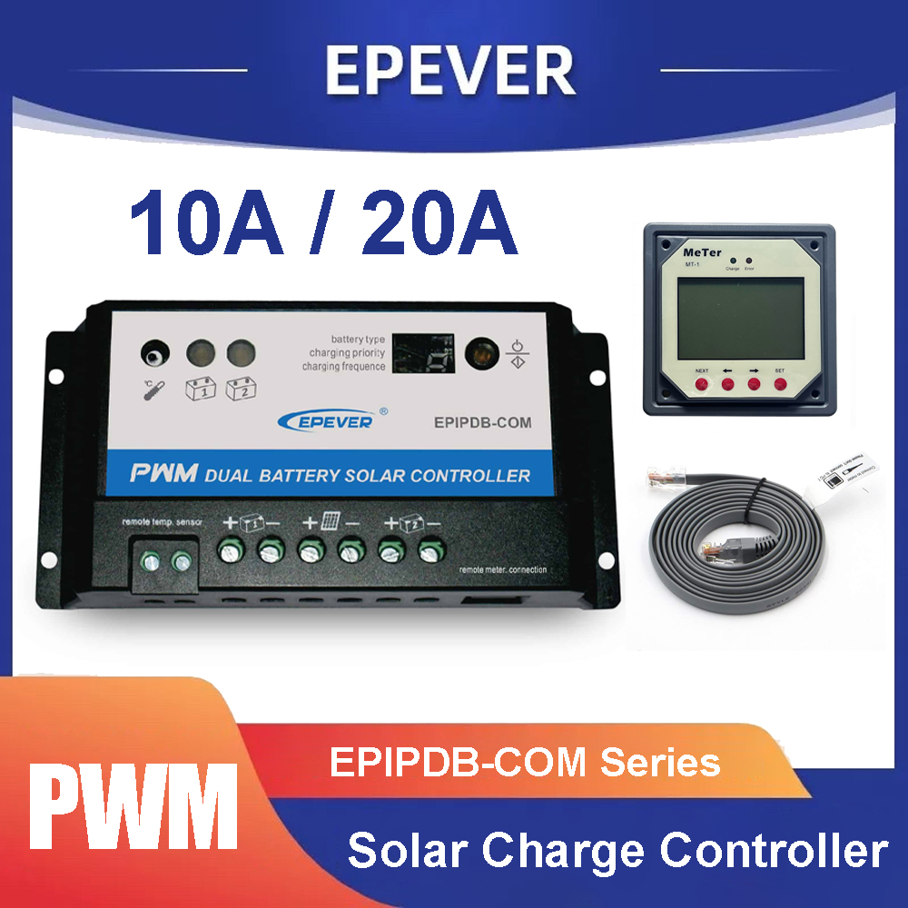 EPever 20A 10A Dual Battery So - Pwm Charge Controller incelemesi ve fiyatı